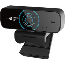 Deals, Discounts & Offers on  - HP w300 1080P 30 FPS FHD Webcam with Built-in Dual Digital Mic, Plug and Play Setup, Wide-Angle View