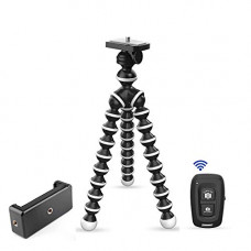 Deals, Discounts & Offers on Accessories - [Rs. 100 Back] DIGITEK (DTR 260 GT) Gorilla Tripod/Mini 33 cm (13 Inch) Tripod for Mobile Phone with Phone Mount & Remote, Flexible Gorilla Stand