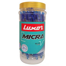 Deals, Discounts & Offers on Stationery - [Add 2 To Cart] Luxor : Micra Ball Pen Pack of 25 with Jar