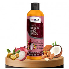 Deals, Discounts & Offers on Beauty Care - PINK & BLACK Bhringraj Onion Natural Herbal Anti-Dandruff Hair Oil