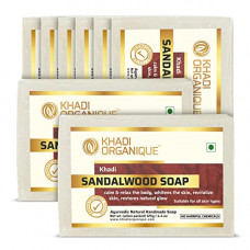 Deals, Discounts & Offers on Beauty Care - Khadi Organique Natural Herbal Sandalwood Soap Pack of 8