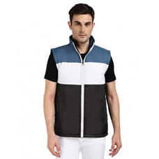 Deals, Discounts & Offers on Men - [Size L] Christy World Men's Regular fit (Half_Jacket_82_Blue_L Large)