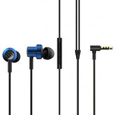 Deals, Discounts & Offers on Headphones - Mi Dual Driver in-Ear Earphones with Mic and Tangle-Free Cable(Blue)