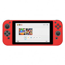 Deals, Discounts & Offers on  - Amzer Shockproof Silicone Skin Jelly Case For Nintendo Switch - Red