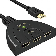 Deals, Discounts & Offers on Accessories - Live Tech Trick 3 Port HDMI 4 K 1.4V Version Switch Splitter with Pigtail Cable for Full HD 4K 3D HD 1080P
