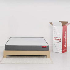 Deals, Discounts & Offers on Furniture - Duroflex Livein - Pressure Relieving, Memory Foam, Roll Pack, 6 Inch King Size Medium Firm Mattress with Superior Comfort and Anti Microbial Fabric (72 X 72 X 6 Inches)