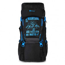 Deals, Discounts & Offers on Backpacks - Impulse Waterproof Travelling Trekking Hiking Camping Bag Backpack Series 55 litres Blue Mt Calling Rucksack