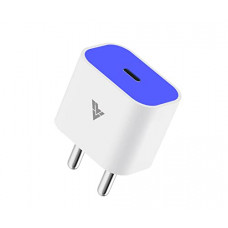 Deals, Discounts & Offers on Mobile Accessories - DR VAKU USB C 20W Power Adapter Fast Charging Compatible For Iphone 13,13Mini,13pro,13 Promax, 12,12mini,12pro,12 ProMax, 11,11pro,11pro max and other devices - White & blue