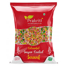 Deals, Discounts & Offers on  - Prakriti Naturals Colourful Sugar Coated SAUNF|Colourful Fennel Seed Mouth FRESHNER (400 Grams)