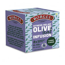 Deals, Discounts & Offers on  - Borges Stress Relief Olive Leaf Infusion, Classic, 15 g, 10 Count