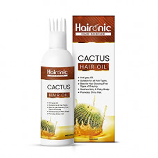 Deals, Discounts & Offers on Beauty Care - Haironic Hair Science Cactus Hair Oil | Promotes Shiny Hair |Non-Sticky & Suitable