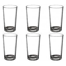 Deals, Discounts & Offers on  - Aone Glass and Crockery Store Glass Set Transparent Glass Juice Glass/ Water Glass Set - Multi Pattern (250ml - 6 Pieces) Tringle Shape Design