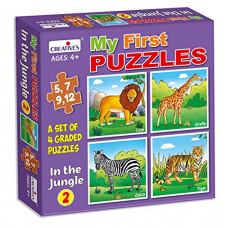 Deals, Discounts & Offers on  - Creative Educational Aids P. My First Puzzle- in The Jungle 2, Multicolor, (CEA-0327)