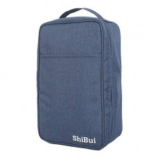 Deals, Discounts & Offers on  - SHIBUI Multi-Purpose Portable Travelling Shoe Holder Storage Bag Travel Footwear Organiser Pouch Kit, 1- Piece (Oxford Blue)