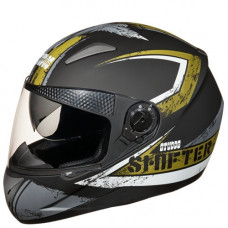 Deals, Discounts & Offers on  - Studds SHIFTER D1 Decor Full Face Helmet (Matt Black and Green, M)