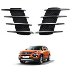 Deals, Discounts & Offers on  - Oshotto 2Pcs OB-514 Car Decorative Electroplate Air Flow Intake Scoop Turbo Bonnet Vent Hood Compatible with Tata Harrier