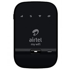 Deals, Discounts & Offers on  - [Rs.500 Back] Airtel AMF-311WW Data Card (Black), 4g Hotspot Support with 2300 Mah Battery