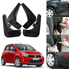Deals, Discounts & Offers on  - Oshotto Mud Flap (O.E.M Type) Compatible with Maruti Suzuki Old CELERIO (T1) (Set of 4)