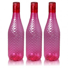 Deals, Discounts & Offers on  - Wonder Plastic Prime Magna Fridge Bottle Set, Grey Color Set Of 3 Bottles, 1000 Ml, Made In India