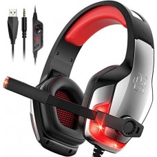 Deals, Discounts & Offers on  - Hunterspider Gaming Headset- PS4 Headset Xbox one Headset Gaming Headphone with Surround Sound, LED Light & Noise Canceling Microphone