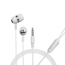 Deals, Discounts & Offers on Headphones - Hitage Earphones HP-768 Headphones Earplugs Headset High Definition Sound Deep Extra Bass Wired Earphone with in-line Mic Wide Compatibility Tangle Free Cable (White)