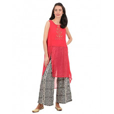 Deals, Discounts & Offers on Laptops - [Size XXL] Ethnicity Women Casual Wear Pink Tunic