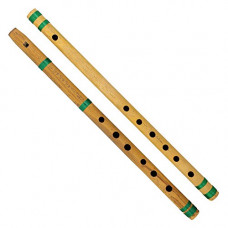 Deals, Discounts & Offers on  - ShalinIndia Indian Bamboo Flute Bansuri, Set of 2, Fipple & Transverse, For Kids