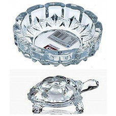 Deals, Discounts & Offers on  - housonic Original Crystal Tortoise Glass Kachua with Beautiful Bowl Plate Fengshui Vastu Set for Good Luck Feng Shui Turtle Best Gift