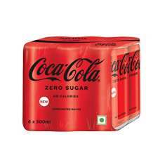 Deals, Discounts & Offers on  - Coke Zero 300ml Cans - Buy 5 Get 1 Free ( Pack of 6 )
