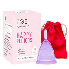 Deals, Discounts & Offers on Health & Personal Care - Zoei Odour & Rash Free Menstrual Cups Made with Medical Grade Silicone - Medium (24ml)