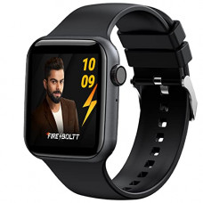 Deals, Discounts & Offers on Mobile Accessories - Fire-Boltt Call Bluetooth Calling Smartwatch with SpO2 & 1.7 Metal Body with Blood Oxygen Monitoring, Continuous Heart Rate, Full Touch & Multiple Watch Faces, Black, Free Size