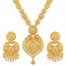 Deals, Discounts & Offers on Women - Asmitta Jewellery Set For Women (Golden) (NS725KJGLDSB0)