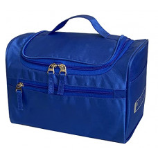 Deals, Discounts & Offers on  - SNDIA Travel Toiletry Cosmetic Makeup Kit Bag 25 X 15 X 13 cm (Royal Blue)