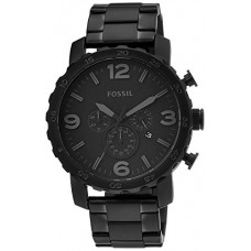 Deals, Discounts & Offers on Men - Fossil Nate Chronograph Black Dial Men's Watch-JR1401I