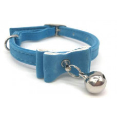 Deals, Discounts & Offers on  - Cute Critters Adjustable Bell Buckle Velvet Neck Strap For Kitten Cat Puppy (Blue)