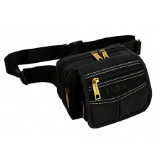 Deals, Discounts & Offers on  - SNDIA Canvas Waist Bag Fanny Pack Travel Pouch (Black)