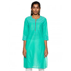 Deals, Discounts & Offers on Women - [Size L] Indigo Women's Straight Kurti (Pack of 2)