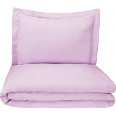 Deals, Discounts & Offers on  - AmazonBasics Microfiber 2-Piece Quilt/Duvet/Comforter Cover Set - Single (66x90-inch), Frosted Lavender - with pillow cover