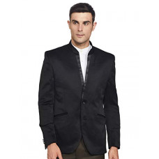 Deals, Discounts & Offers on Men - [Size 38] Van Heusen Men's Slim Fit Blazer (8907355322738_VDBZ1E21989_38_Black with Grey)
