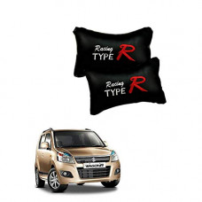 Deals, Discounts & Offers on  - AutokraftZ Black Universal Neck Rest Pillow Faux Leather Material in Type R Design