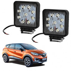 Deals, Discounts & Offers on  - Adroitz 9 Led Square Off Road Driving Fog Lamp with Mounting Brackets For Renault Captur