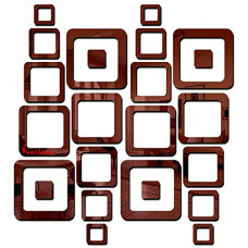 Deals, Discounts & Offers on  - Wall1ders Square 24 Mirror Stickers for Wall, Acrylic Mirror Wall Decor Sticker, Wall Mirror Stickers, Acrylic Stickers, Wall Stickers