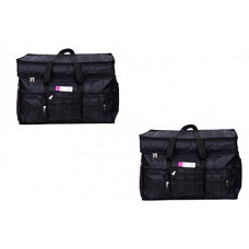 Deals, Discounts & Offers on  - Travel Air Bag XXL Very Light Weight Set of 2 Bags, Compact Packing Duffel Bag, Water Resistant, Easy Care Travelling & Storage Bag, Extra top Compartment, Multiple Pockets_Black