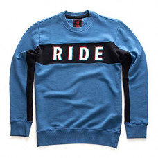 Deals, Discounts & Offers on Men - [Size L] Royal Enfield Classico Sweatshirt Mid Blue (L) 42 CM(RLASSL000033)