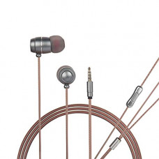 Deals, Discounts & Offers on Headphones - HITAGE Earphones MH-78 Headphones Earplugs Headset High Definition Sound Deep Extra Bass Wired Earphone with in-line Mic Wide Compatibility Tangle Free Cable (Silver)