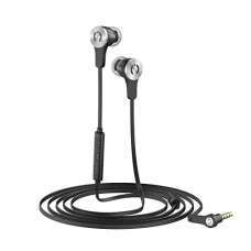 Deals, Discounts & Offers on Headphones - MuveAcoustics Drive MA-1000SB Wired in Ear Headphones with Mic (Steel Black)