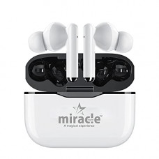 Deals, Discounts & Offers on Headphones - Miracle Digital Evolution-1 Pro Truly Wireless Bluetooth in Ear Earbuds with Mic (White)