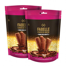 Deals, Discounts & Offers on  - Fabelle Choco Deck  Mini Delights, Pack of 2x164gm, 8 Mini Milk Chocolate Bars Inside, Chocolate Gift