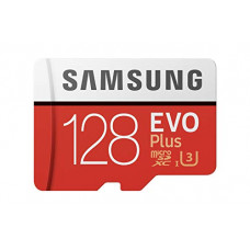Deals, Discounts & Offers on Accessories - Samsung EVO Plus 128GB microSDXC UHS-I U3 100MB/s Full HD & 4K UHD Memory Card with Adapter (MB-MC128HA)