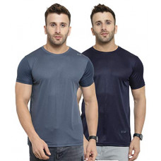 Deals, Discounts & Offers on Men - [Size XL, XXL] AWG ALL WEATHER GEAR Men's Polyester Round Neck T-Shirts - Pack of 2
